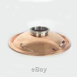 Copper Bell Lid For Tank 350mm Diameter Clamp Port 3 Inch Moonshine Still New