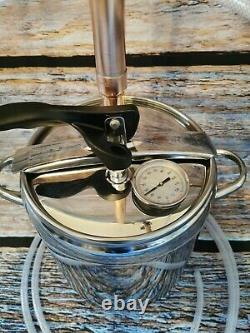 Copper Distiller with reflux 9l 28mm diameter Pot Still moonshine spirits
