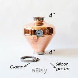 Copper Helmet / Onion Bulb for 4 Flute Still