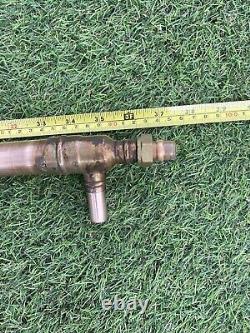 Copper Moonshine Distillers Still Liebig Shotgun Condenser. 3' 28mm. 15mm