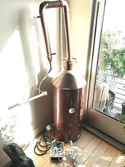 Copper Moonshine Still 26 Gal With controller, condenser, element and parrot