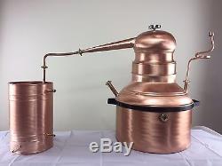 Copper Moonshine Still 6 Gallon Water jacket still