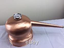 Copper Moonshine Still 6 Gallon Water jacket still