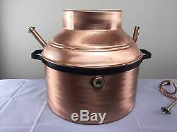 Copper Moonshine Still 6 Gallon Water jacket still