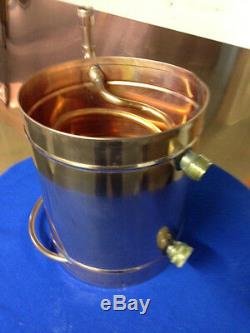 Copper Moonshine Still 6 Gallon with Thumper and Worm The Best Built on Ebay