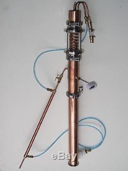 Copper Moonshine Still Liquid Management LM CM VM Bokakob Reflux Ethanol Vodka