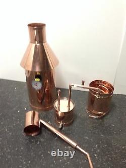 Copper Moonshine Still-Thumper and Worm-Heavy Pot Still StillZ 6 Gallon