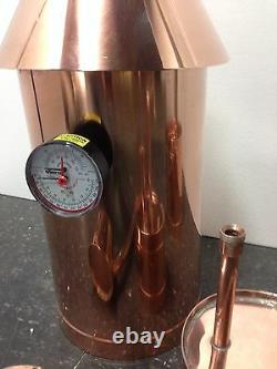 Copper Moonshine Still-Thumper and Worm-Heavy Pot Still StillZ 6 Gallon