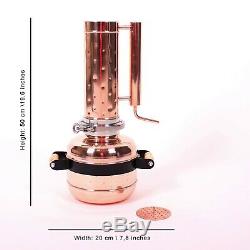 Copper still Flavored alcohol distiller Ukrainial alembic 5 l \ 1,3 g Moonshine