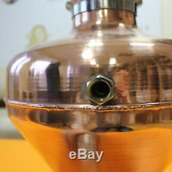 Copper whiskey helmet & Column Onion Bulb 4 Flute still Moonshine Distiller