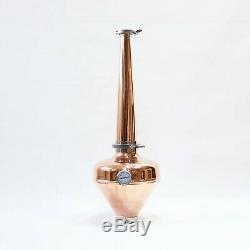 Copper whiskey helmet & Column Onion Bulb 4 Flute still Moonshine Distiller set