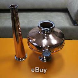 Copper whiskey helmet & Column Onion Bulb 4 Flute still Moonshine Distiller set