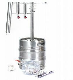 DISTILLER 30 L -large inlet- stainless steel STILL moonshine brew copper alcohol