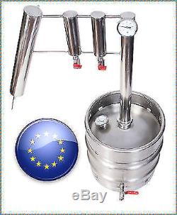 DISTILLER 50 L Professional stainless steel STILL moonshine brew copper alcohol