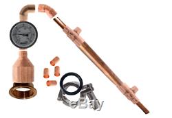 DIY Pot Still Kit Copper Pipe Moonshine Distilling Fits Beer Keg or Robobrew