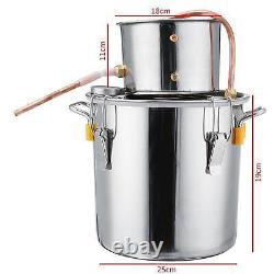 Delicacy Kitchen 2Pots Stainless Alcohol Distiller Moonshine Still
