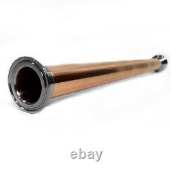 Distiller copper extension pipe 1.5 inch x 400 mm for moonshine still column