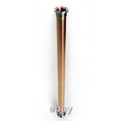 Distiller copper extension pipe 1.5 inch x 650 mm for moonshine still column