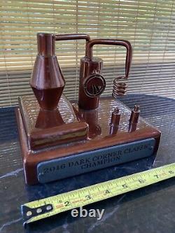 Distillers Liquor Moonshine Copper Still Thumper Worm Award Trophy 2016 Champ