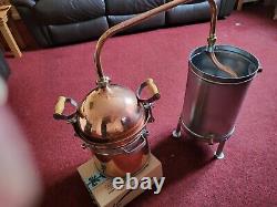 Distillery home brew copper pot still moonshine 10L