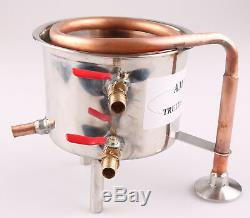 For 2 Pot Moonshine still / Distiller Copper / Stainless Steel Coil Cooling Pot