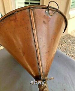 Funnel Copper Moonshine Still Antique Country Kitchen Décor Large 10 X 11