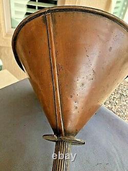 Funnel Copper Moonshine Still Antique Country Kitchen Décor Large 10 X 11