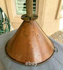 Funnel Copper Moonshine Still Antique Country Kitchen Décor Large 10 X 11