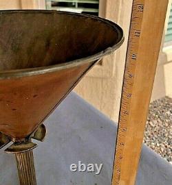 Funnel Copper Moonshine Still Antique Country Kitchen Décor Large 10 X 11