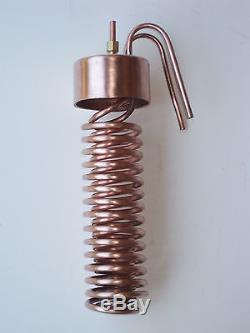 Graham coil condenser copper moonshine e85 pot reflux still