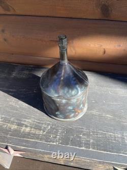 Hand Made Primitive Soldered Copper Moonshine Whiskey Still Funnel- 5 Diameter
