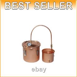High-Quality 1.5 Gallon Copper Distiller Ideal for Home Brewing & Distillation