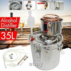 Home Brew Distiller Alambic Moonshine Alcohol Still Stainless Copper 8GAL 35L