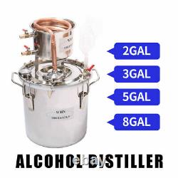 Home Distiller Fermenter Keg Moonshine Still Spirits Water Alcohol Oil Brew Kit