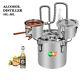 Home Distiller Moonshine Still Alcohol Water Oil Whisky Barrel 3 Pots 10-30l Diy