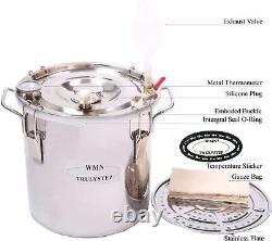 Home Distiller New 2 Gal 10 litres Copper Alcohol Wine Moonshine Still Spirits