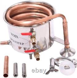 Home Distiller New 2 Gal 10 litres Copper Alcohol Wine Moonshine Still Spirits