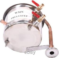 Home Distiller New 2 Gal 10 litres Copper Alcohol Wine Moonshine Still Spirits