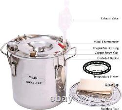 Home Distiller New 2 Gal 10 litres Copper Alcohol Wine Moonshine Still Spirits