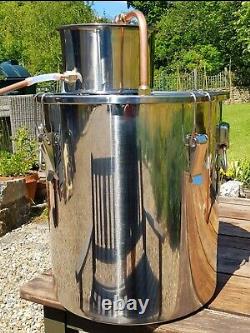 Home brew still, very easy to use and built from stainless steel and copper