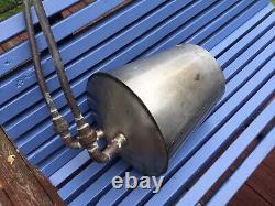 Homemade Antique Stainless Steel Moonshine Still Funnel Boiler Clean Bar Display