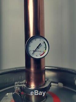 Keg Still Copper Distiller 30l/50l Keg 2inch Column Moonshine. UK STOCK