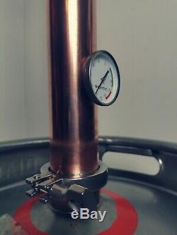 Keg Still Copper Distiller 30l/50l Keg 2inch Column Moonshine. UK STOCK