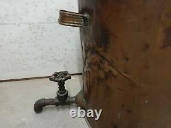 Large Antique 42 Gallon, Moonshine Whiskey, Copper Still withSpigot