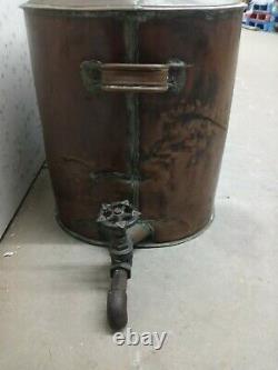 Large Antique 42 Gallon, Moonshine Whiskey, Copper Still withSpigot