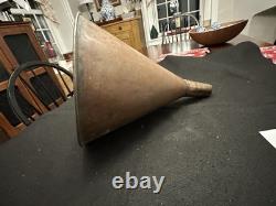 Large Antique Copper Moonshine Still Funnel