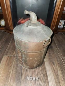 Large Antique Copper Still Moonshine Whiskey Boiler Pot Primitive Country Decor