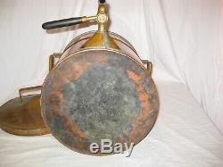 Large Heavy Duty Antique Copper Still Moonshine Steamer Pot with Lid and Spigot