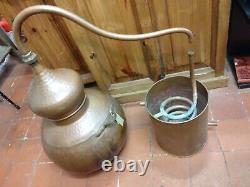 Large Vintage Alembic Copper Still 25 litres Distiller Moonshine