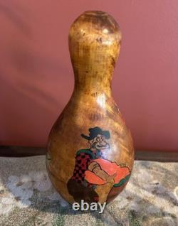 MCM MOONSHINE STILL 6 pc Highball Drinking Glasses + Hand Painted Barrel & Pin